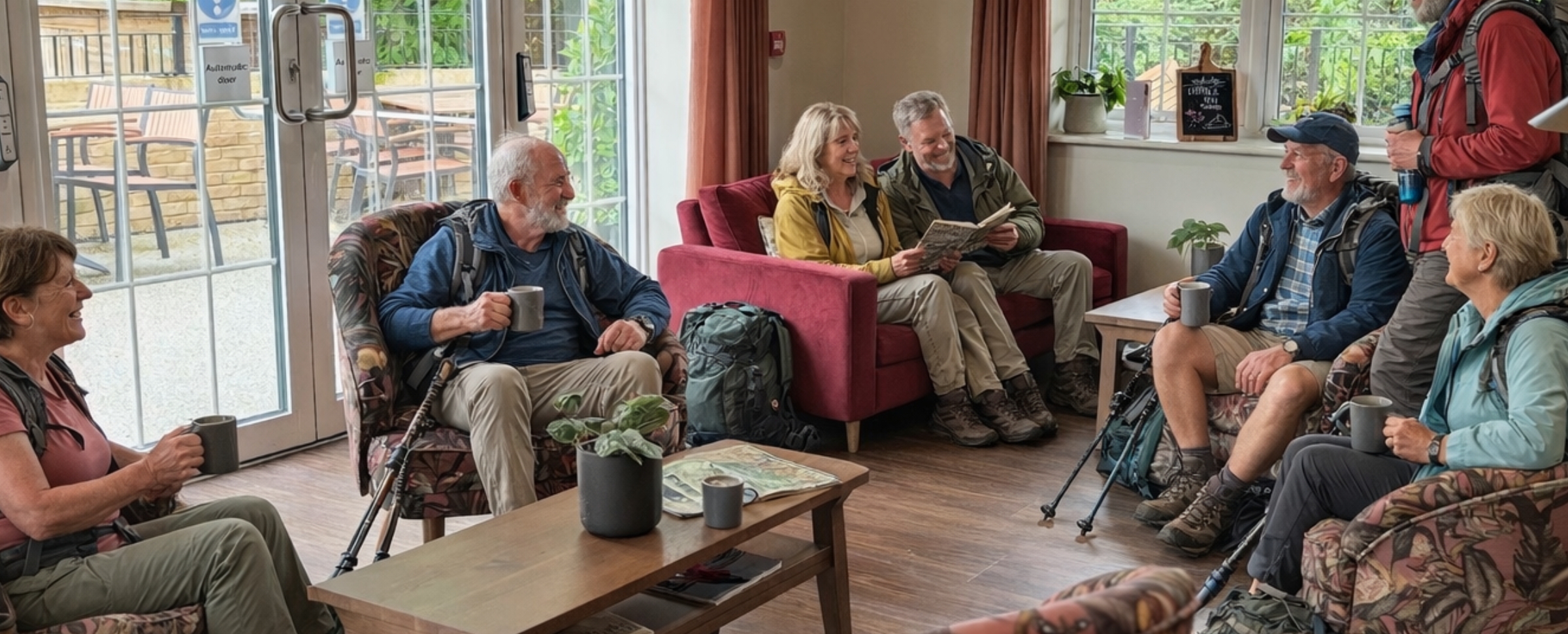 Walking group at The Hillbrook Hotel